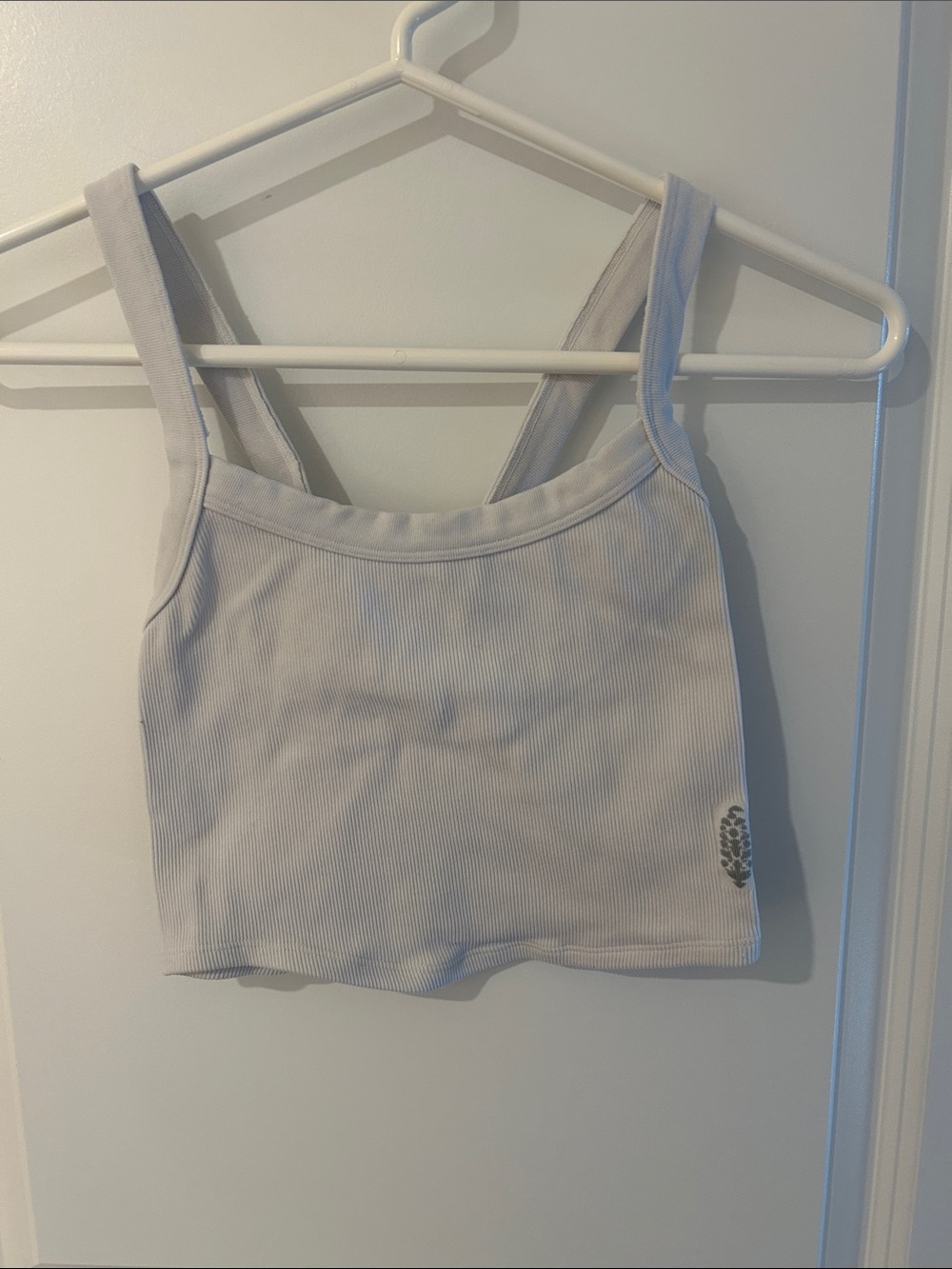 Free People Ribbed Crop Tank Top